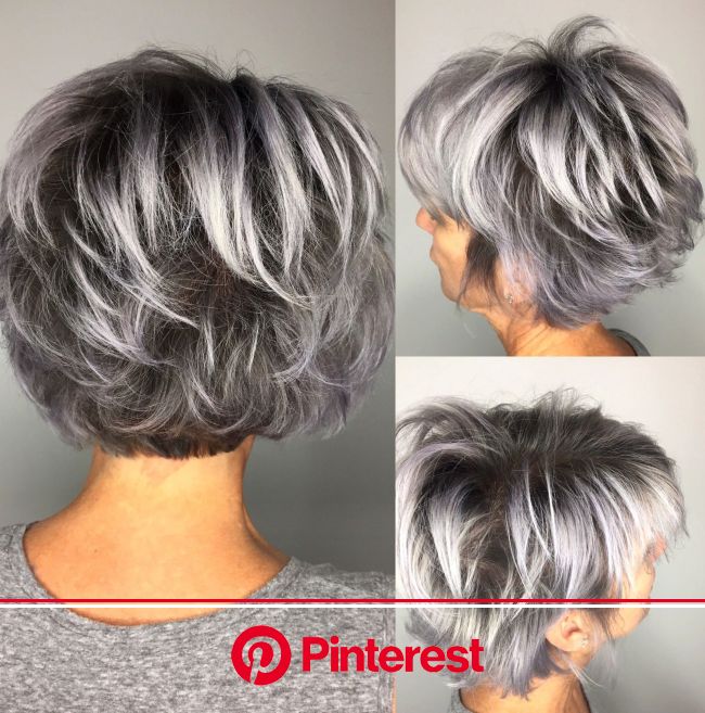 short wigs in gray